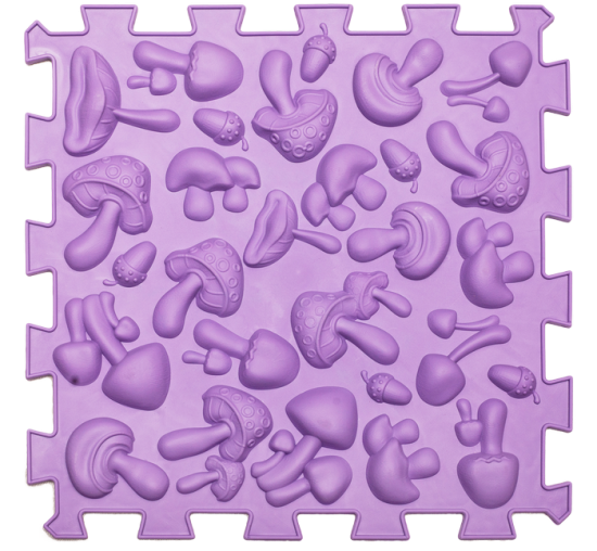 Masážní podložka Puzzle Mix Pastel 12 prvků - Počet prvků: 12
