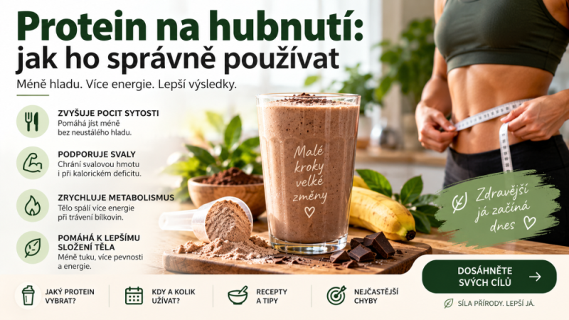Protein na hubnutí: jak ho správně používat