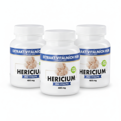 Hericium, Lví hříva 360 kapslí  2 + 1 ZDARMA