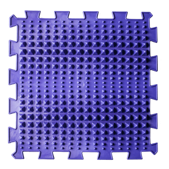 Masážní ortopedická podložka "Puzzle Mix" Pyramidy 1 modul