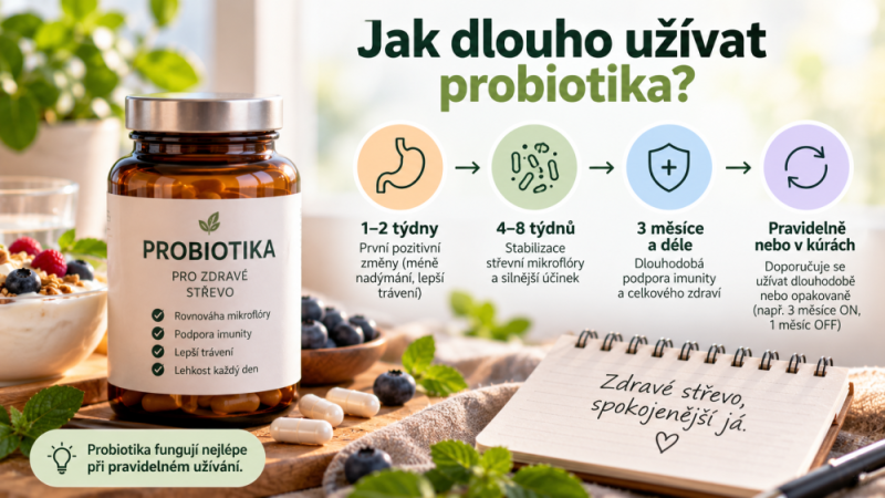 Jak dlouho užívat probiotika