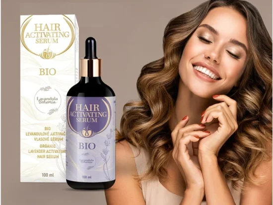 Bio aktivační sérum z Levandule Chodouňské pro obnovu růstu vlasů 100 ml