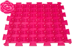 Masážní ortopedická podložka "Puzzle Mix" Lotus 1 modul