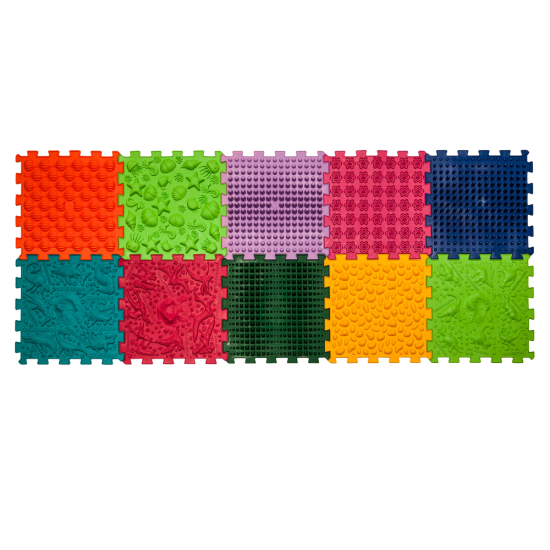 Masážní podložka Puzzle Dinosauři 10 prvků