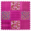 Masážní ortopedická podložka Puzzle Mix 9 modulů růžová