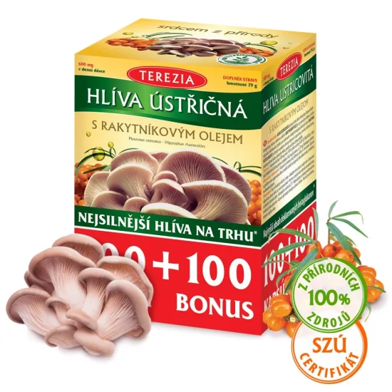 Hlíva s rakytníkovým olejem cps.100+100