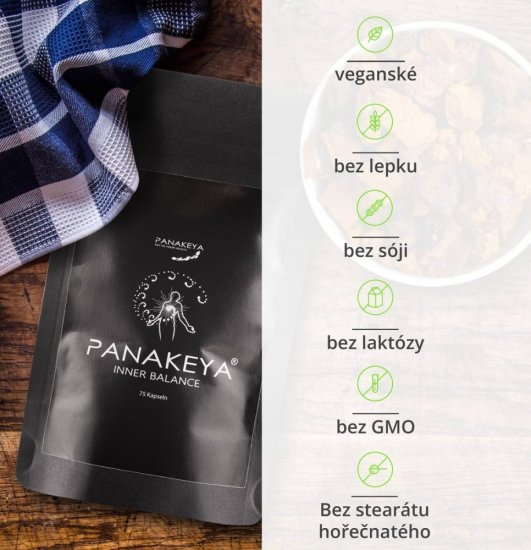 PANAKEYA® Inner Balance - doplněk výživy (75 kapslí)