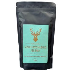 Houbová káva "Vzlet Rychlého Jelena" (káva Arabica, Cordyceps, Lví hříva) 250g