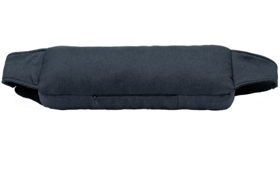 Ortopedický polštář na opěradlo pro řidiče 34 × 13 × 8 cm s upevňovacími popruhy J2508