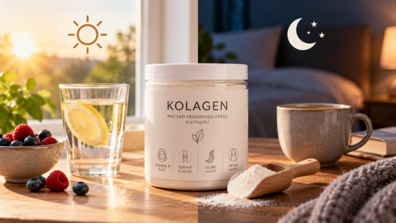 Kdy brát kolagen: ráno, nebo večer?