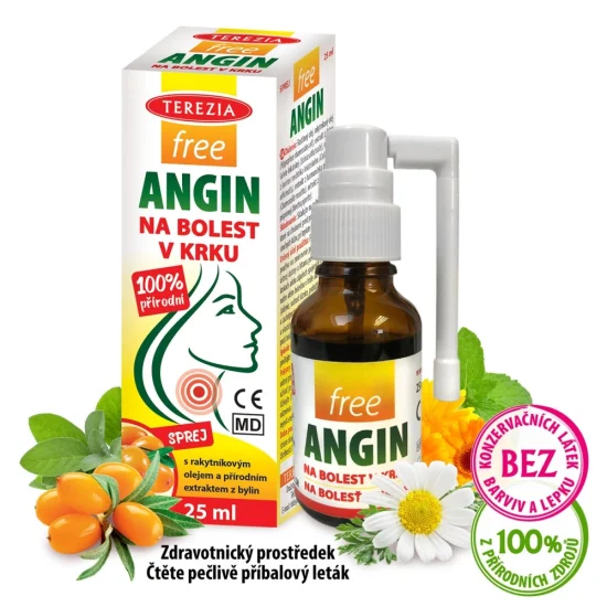 Sprej na bolest v krku 25 ml
