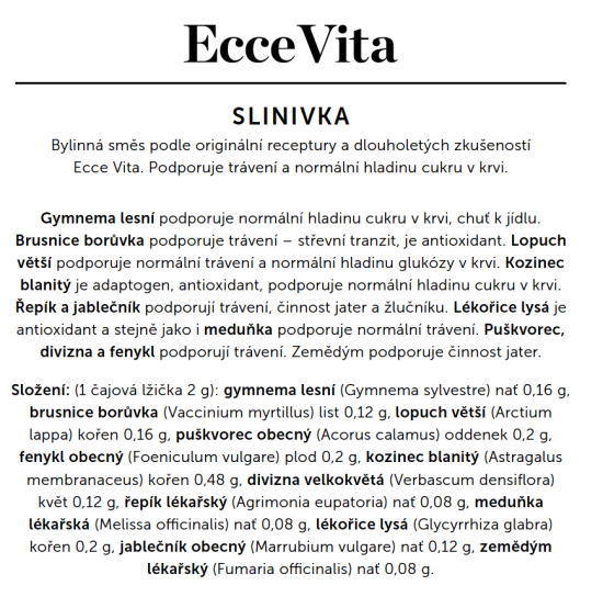 Bylinná směs Slinivka
