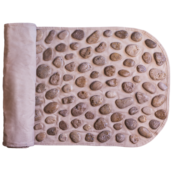 Masážní podložka Přírodní oblázky 110 × 40 cm