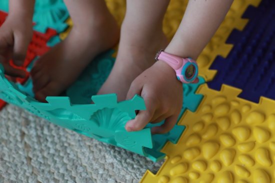 Masážní ortopedické podložky Ortek "Puzzle Námořní" 8 modulů