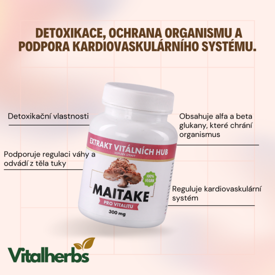 Maitake - Trsnatec lupenitý min.30% polysacharidů