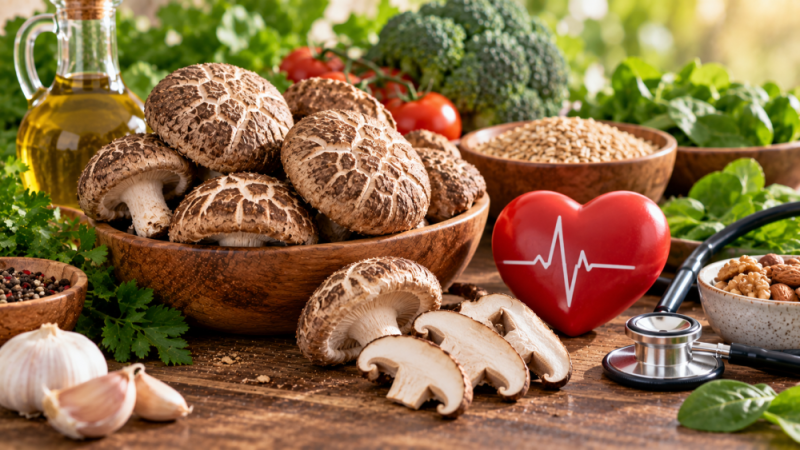 Shiitake a zdravé cévy: praktický průvodce každodenní péčí