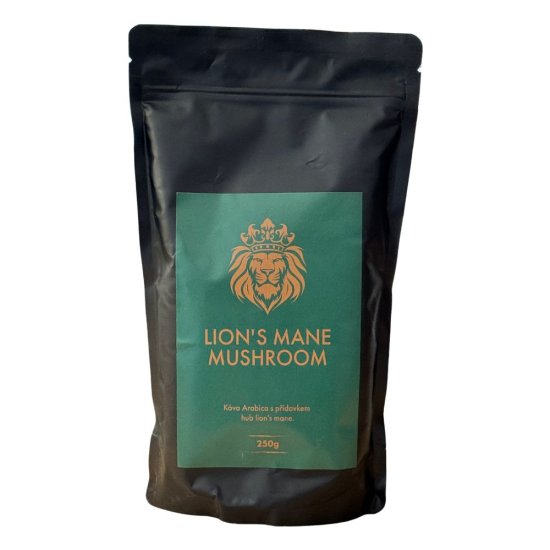 Houbová káva s Lví Hřívou (káva Arabica, Lví hříva) 250 g