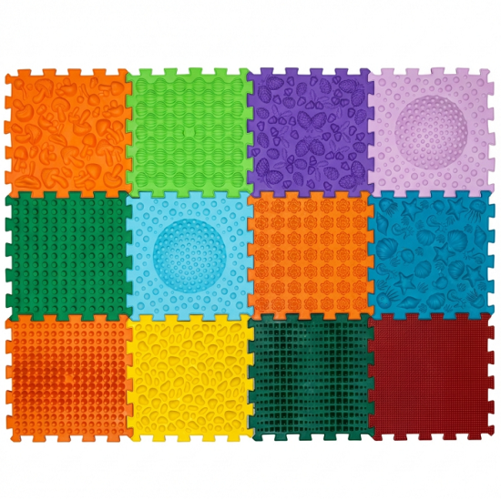 Masážní podložka Mega Mix Puzzle 12 dílů aktualizovaná