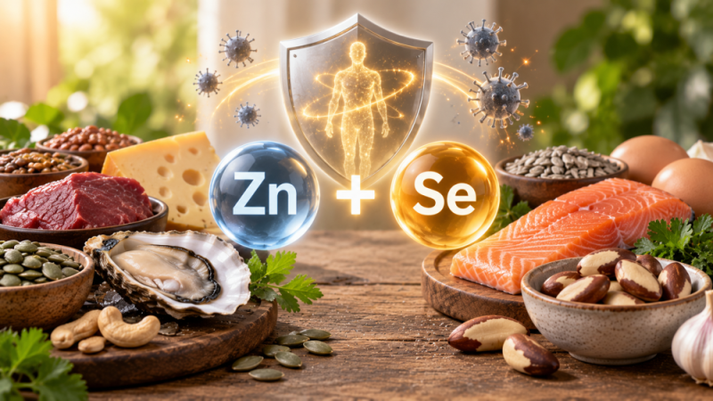 Zinek a selen: proč se tyto minerály často kombinují