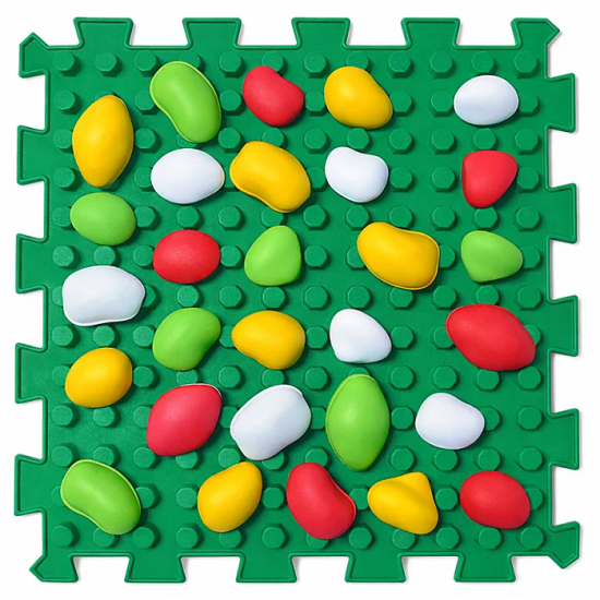 Masážní podložka Mix Puzzle 8 dílů + modul kameny - Počet prvků: 8