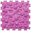 Masážní ortopedická podložka "Puzzle Mix" Houby 1 modul