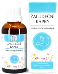 Herbavis Žaludeční kapky - 50 ml - bylinný lihový extrakt z pečlivě vybraných 6 bylin