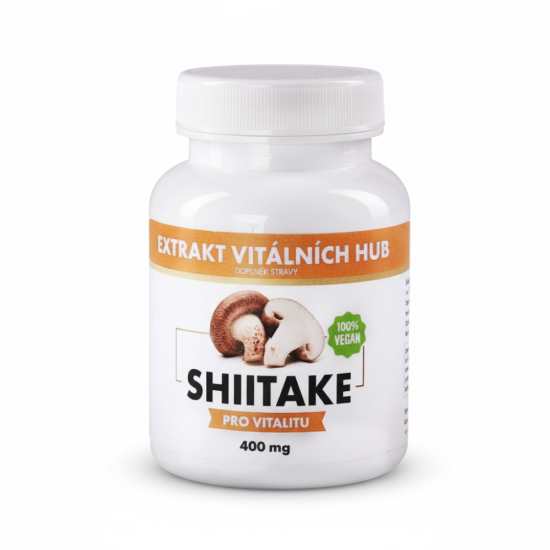 Shiitake - Houževnatec jedlý (Lentinula edodes) min.30% polysacharidů