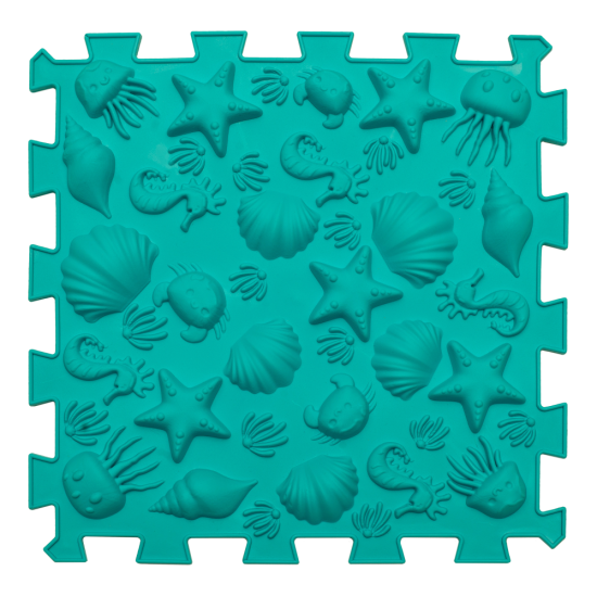 Masážní podložka Puzzle Mix Pastel 12 prvků - Počet prvků: 12