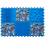 Masážní ortopedická podložka Puzzle Mix 6 modulů modrá houba