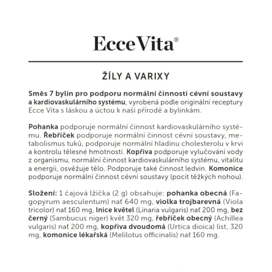 Bylinná směs Žíly a varixy