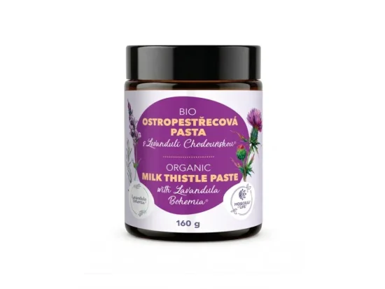 BIO Ostropestřecová pasta s Levandulí Chodouňskou 160g