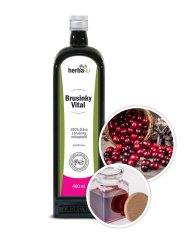 Brusinky Vital 100% šťáva z brusinky 490 ml