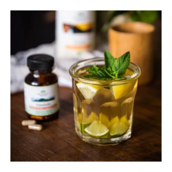 Tulsi med+heřmánek BIO, plech 100 g