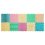 Masážní podložka Puzzle Mix Pastel 10 prvků