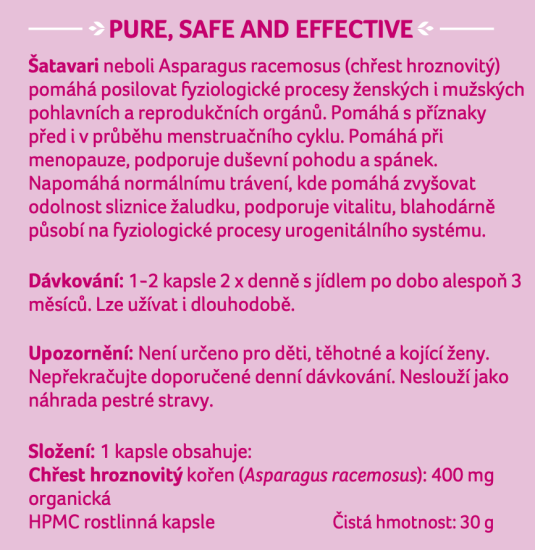 Šatavari bio