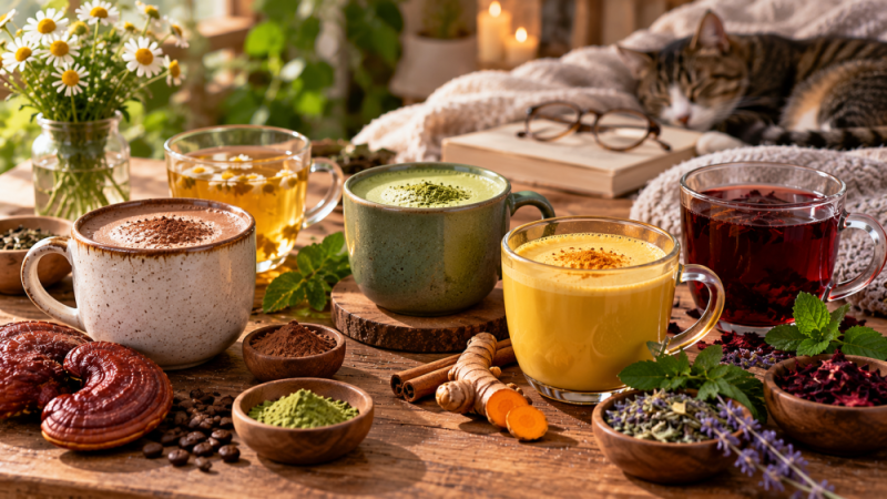 Calming drinks: co jsou uklidňující funkční nápoje