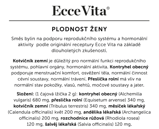 Bylinný čaj Plodnost ženy