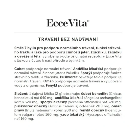 Bylinná směs Trávení bez nadýmání
