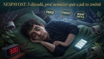 Nespavost: 5 důvodů, proč nemůžeš spát a jak to změnit