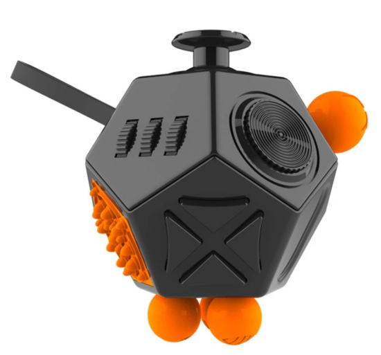 Fidget kostka pro rozvoj jemné motoriky – antistresová hračka