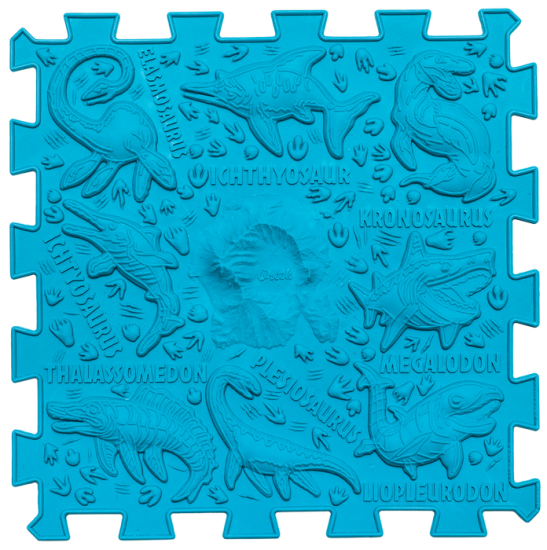 Masážní podložka Puzzle Dinosauři 12 prvků