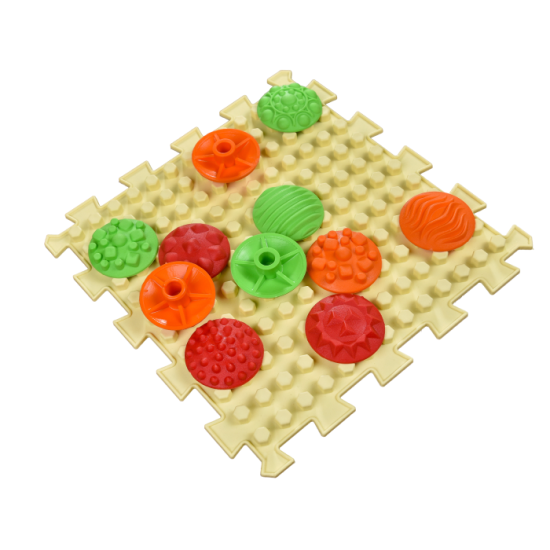 Masážní podložka Mix Puzzle 10 dílů + vzory zdarma