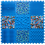 Masážní ortopedická podložka Puzzle Mix 9 modulů modrá