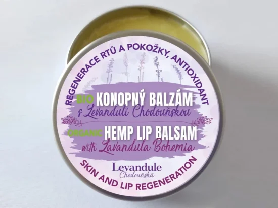 BIO konopný balzám s Levandulí Chodouňskou 30 ml