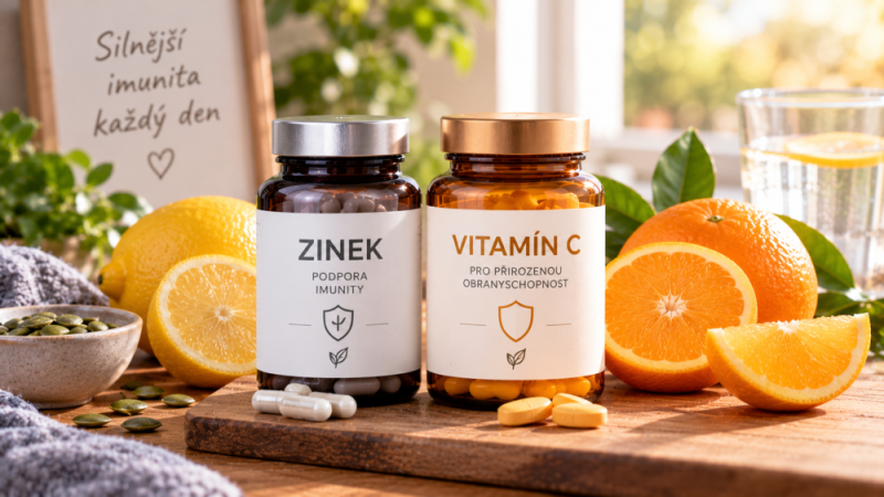 Zinek a vitamín C: proč se kombinují