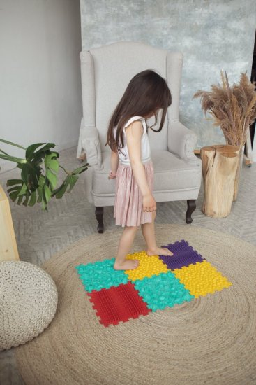 Masážní ortopedické podložky Ortek "Puzzle Námořní" 6 modulů