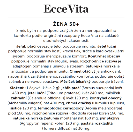 Bylinný čaj Žena 50+