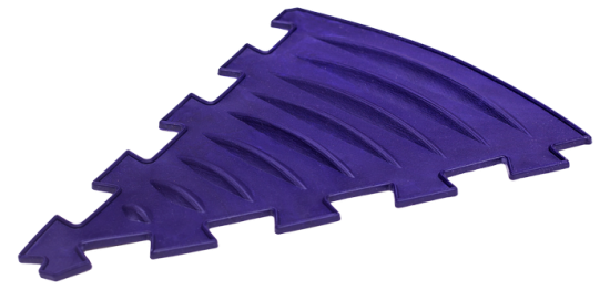 Masážní podložka Puzzle trojúhelník vlny 1 prvek - Počet prvků: 1