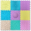 Masážní podložka Puzzle Mix pastel 9 prvků