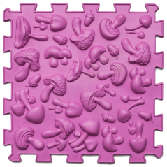 Masážní ortopedická podložka "Puzzle Mix" Houby 1 modul